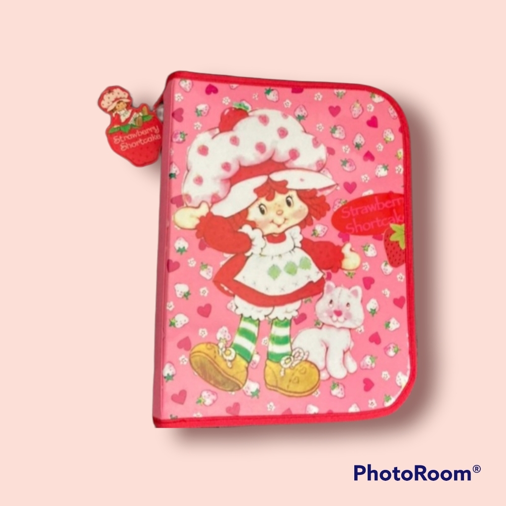NWT Vintage Strawberry Shortcake 3 Ring Binder